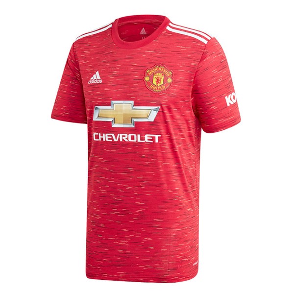 Camiseta Manchester United Replica Primera Ropa 2020/21 Rojo